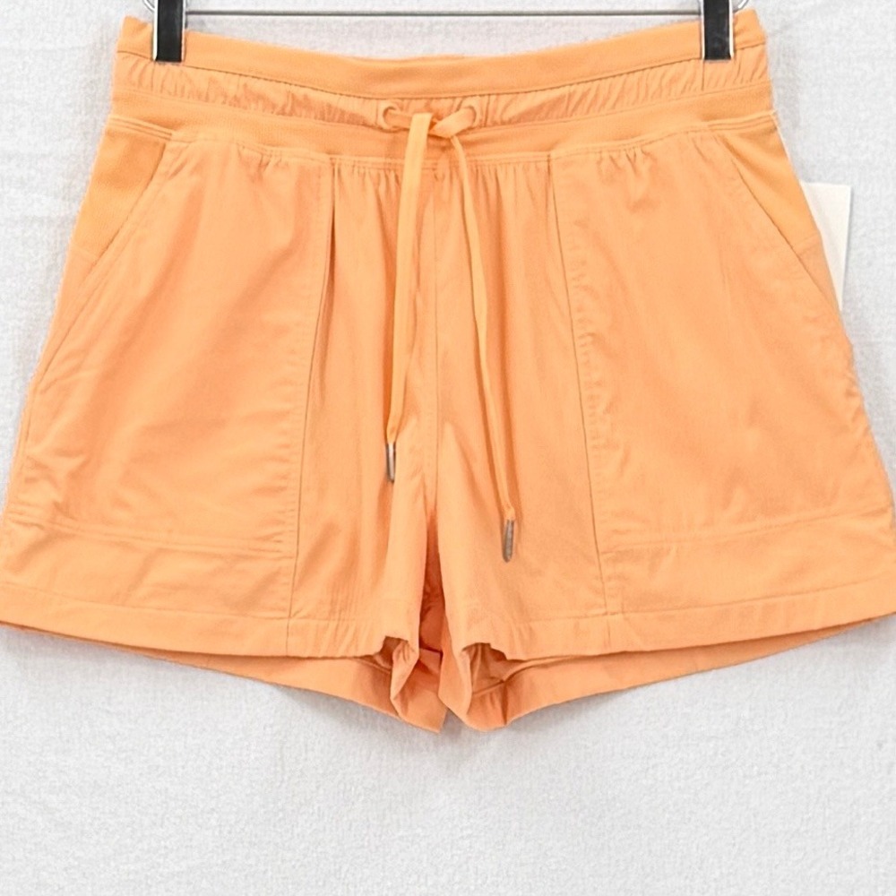 LULULEMON Dance Studio HR Short 3.5" Lined Women 6 Orange Athletic High Rise NEW - Picture 8 of 16